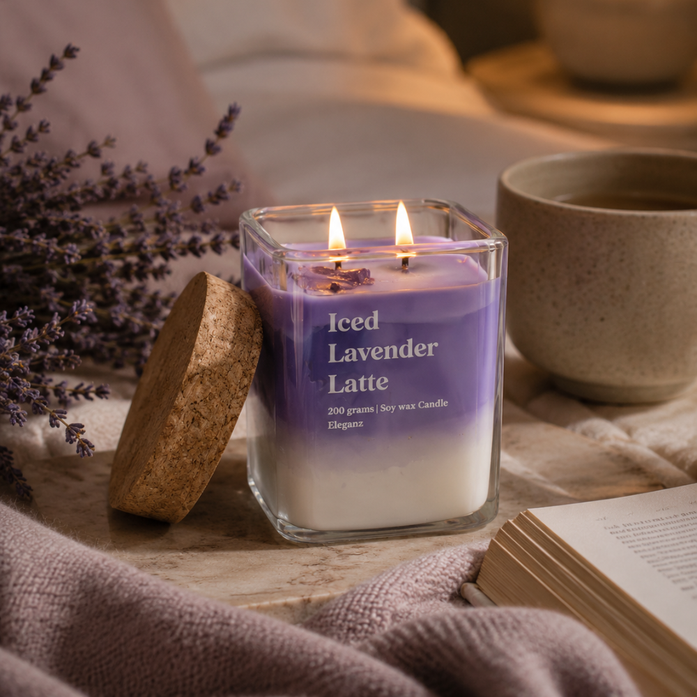 Iced Lavender Latte Candle