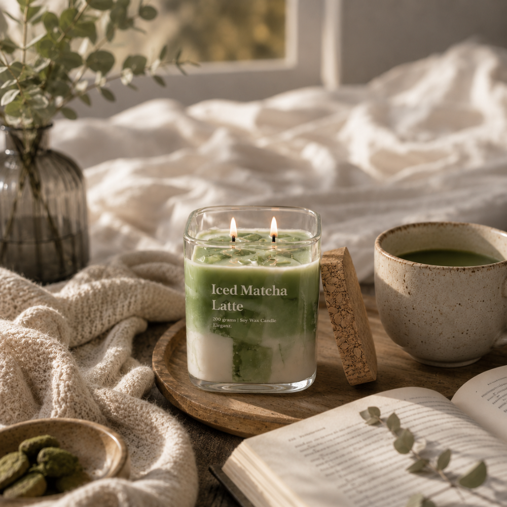 Iced Macha Latte Candle