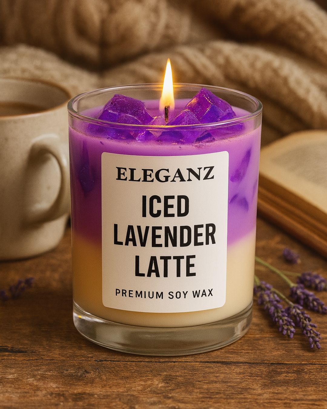 Iced Lavender Latte Candle