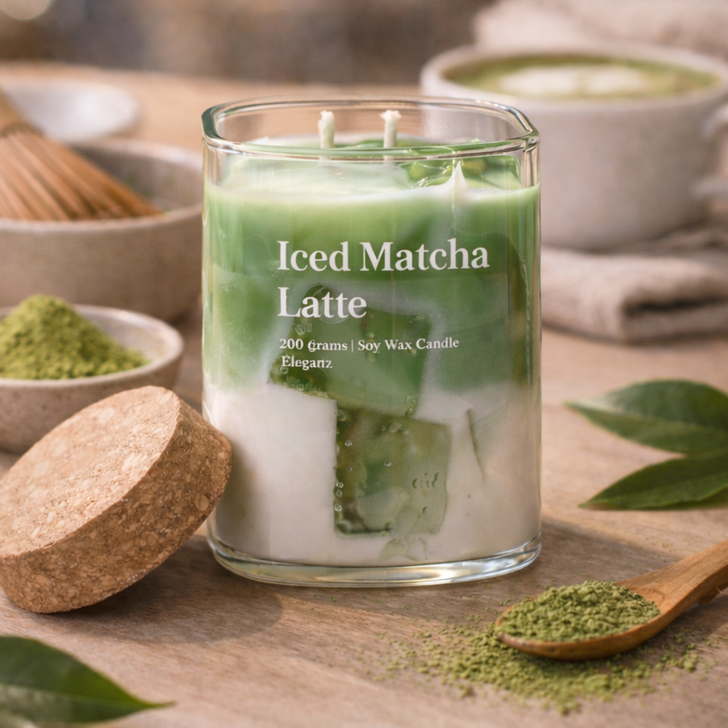 Iced Macha Latte Candle