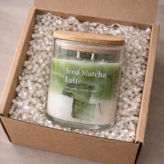 Iced Macha Latte Candle