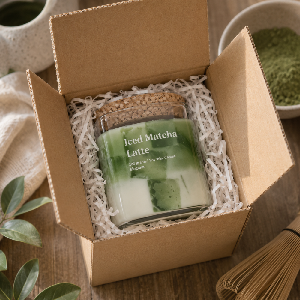 Iced Macha Latte Candle