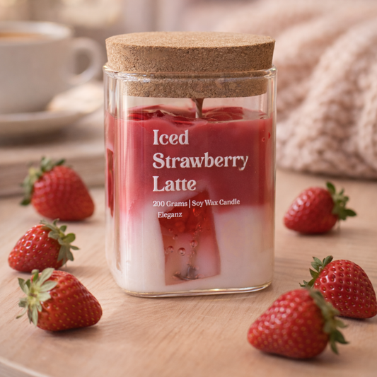 Iced Strawberry Latte