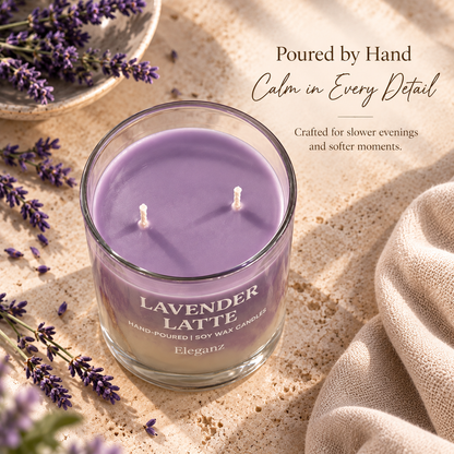 Iced Lavender Latte Candle