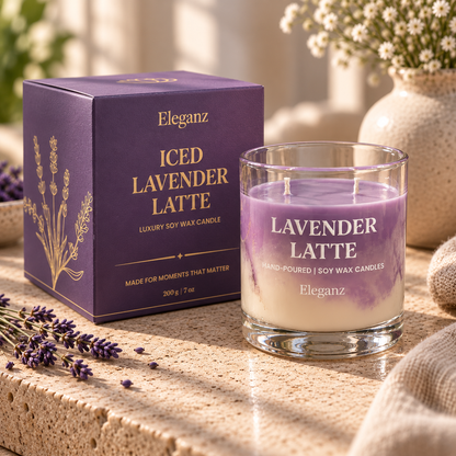 Iced Lavender Latte Candle