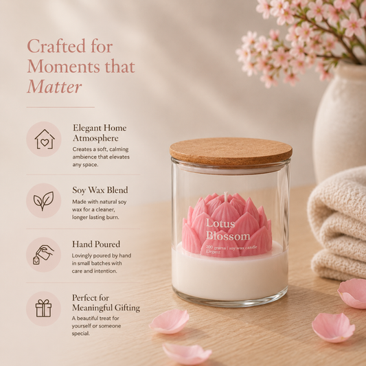 Lotus Blossom Candle