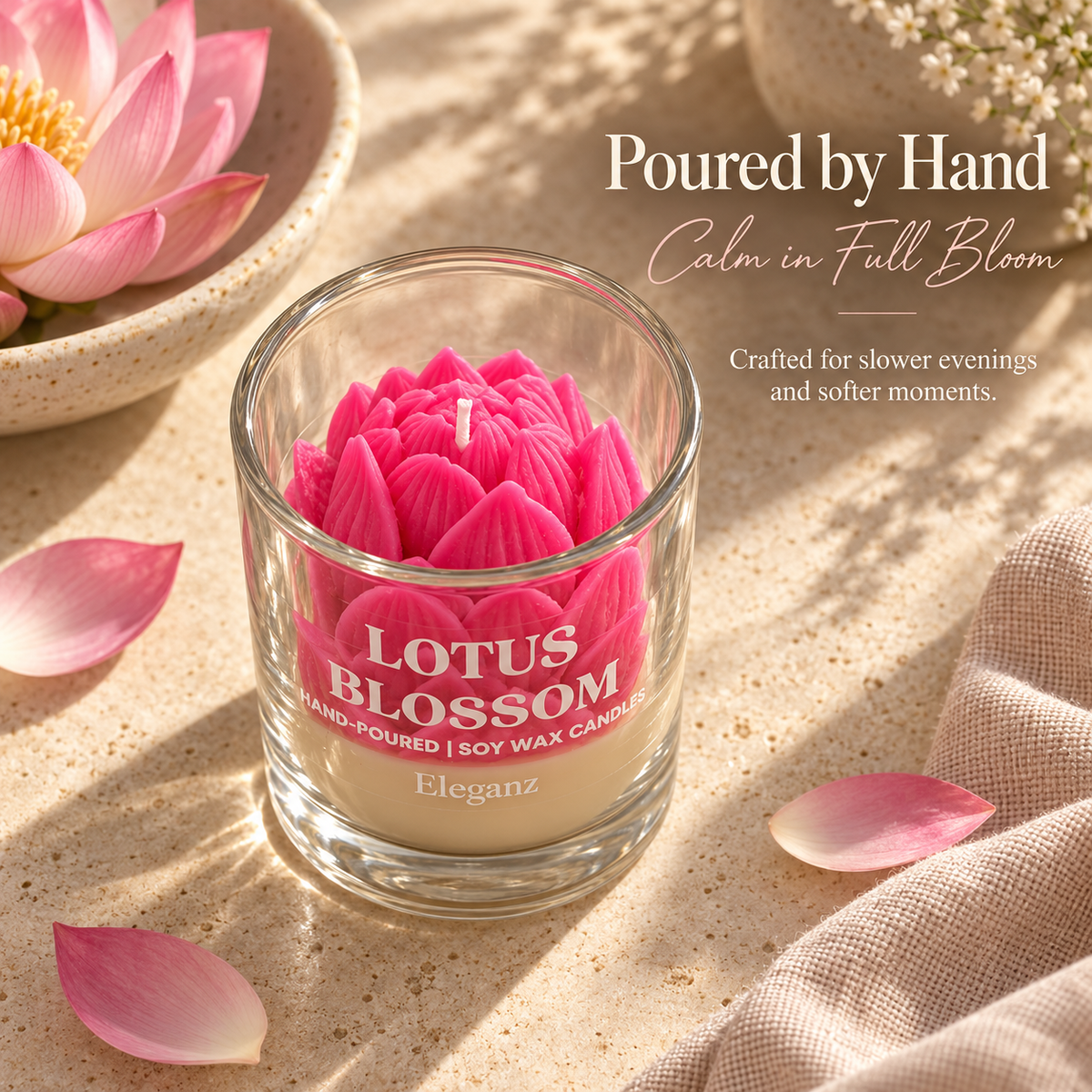 Lotus Blossom Candle