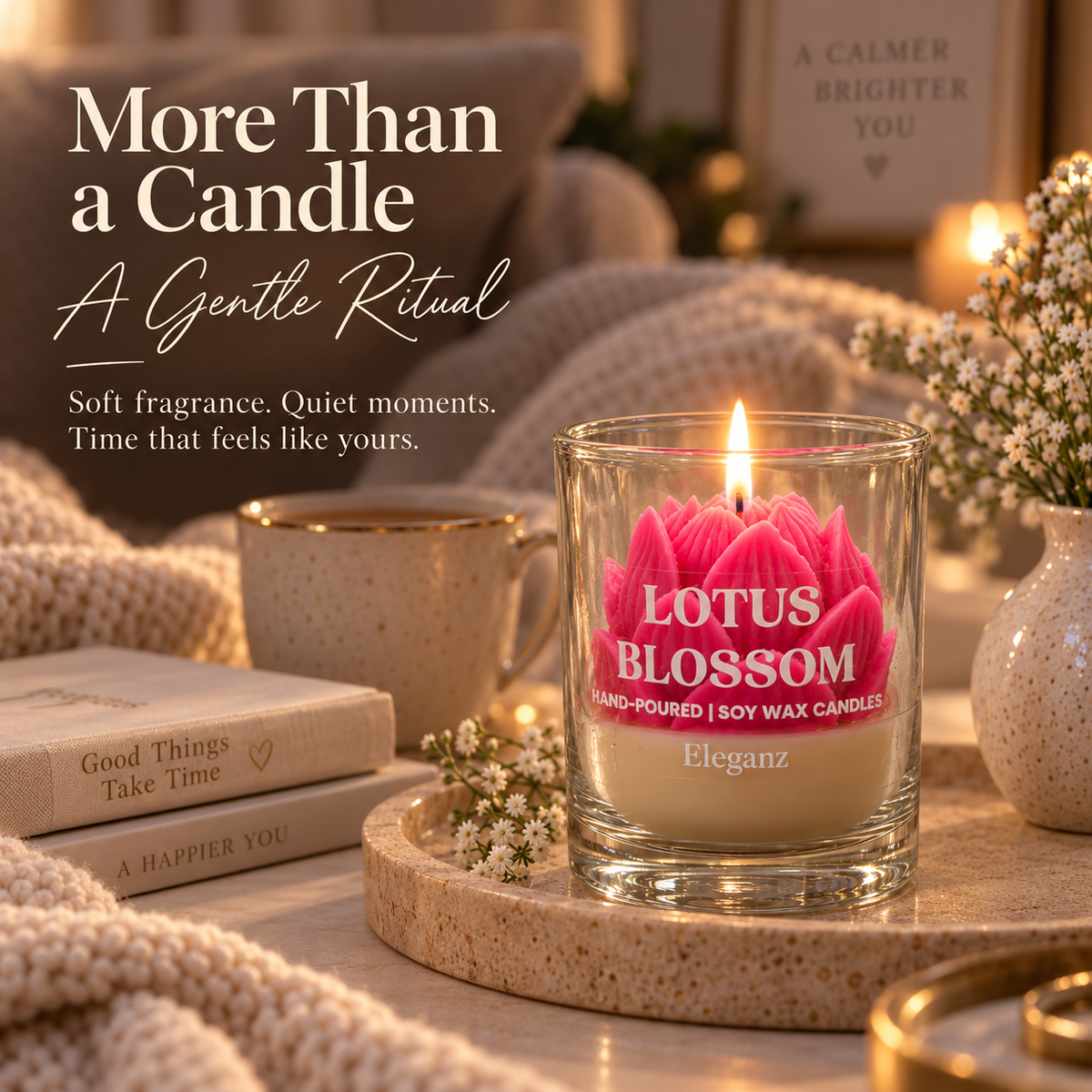 Lotus Blossom Candle