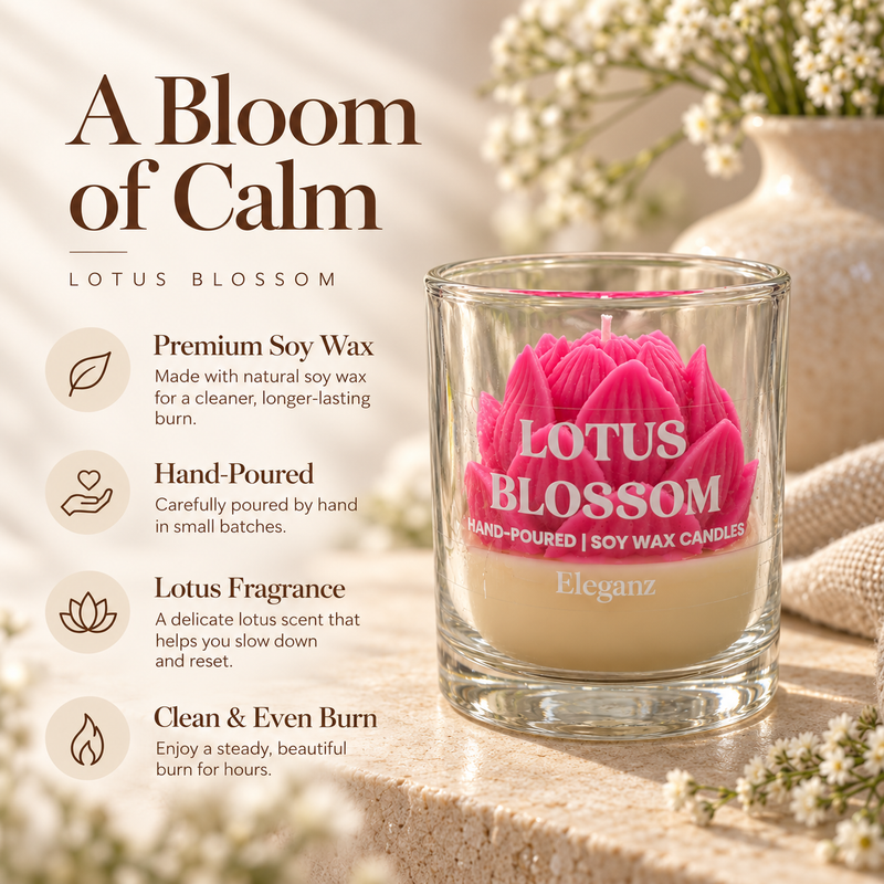 Lotus Blossom Candle